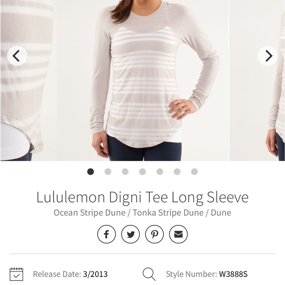 NWT Lululemon Digni-Tee LS